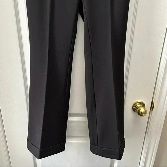 Ricki’s Black Trousers Flare Leg Relaxed Fit Dress Pants Mid  Rise Size 2 - Picture 6 of 16
